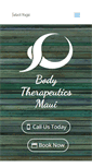 Mobile Screenshot of bodytherapeuticsmaui.com